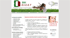 Desktop Screenshot of batidicet-diagnostic-immobilier.fr